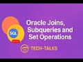 Oracle SQL Joins Subqueries and  Set Operations #tech#oracle #development#sql#plsql#programming