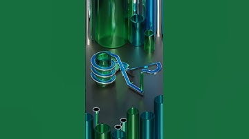 MARBLE RUN Simulation Blender 3D!! #shorts