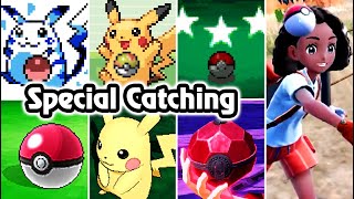 Pokémon Games Evolution Of Catching Animations ⁴ᴷ 1996 - 2022