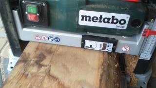 overskydende Mentalt ingeniørarbejde Metabo DH 330 wood test - YouTube