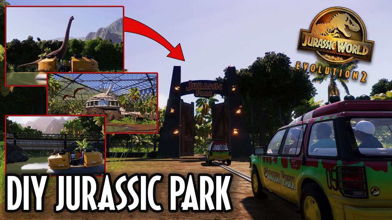 Welcome to MY Jurassic Park - Full Park Tour | Jurassic World Evolution ...