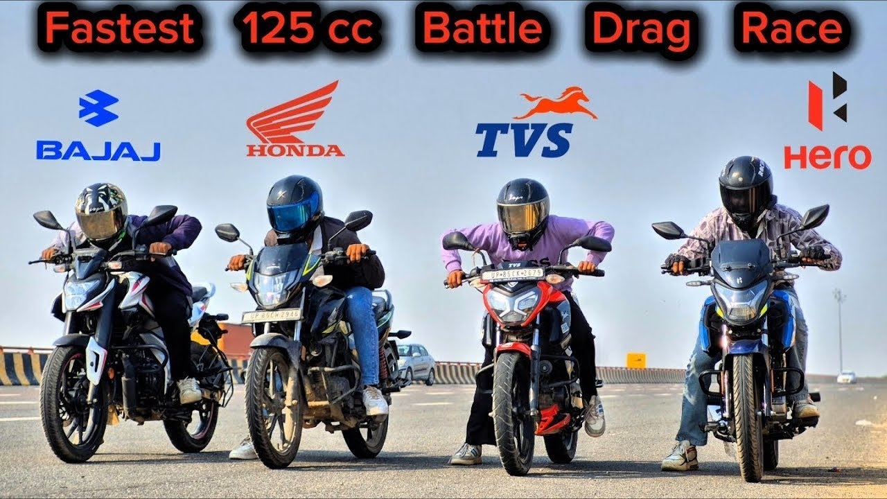 FASTEST 125cc Bike in India? 🚀 Pulsar vs Raider vs SP 125 vs Glamour X 125  Real-World Drag Race! 
