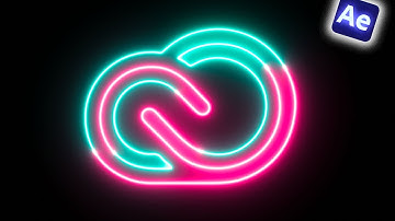 Animated Glowing Neon Logo In Adobe After Effects | Tutorial