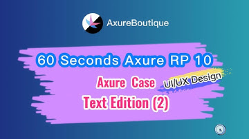 60 Seconds Axure RP 10 Case: Text Edition (2)