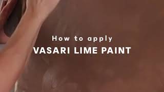 How to apply Vasari Lime Paint