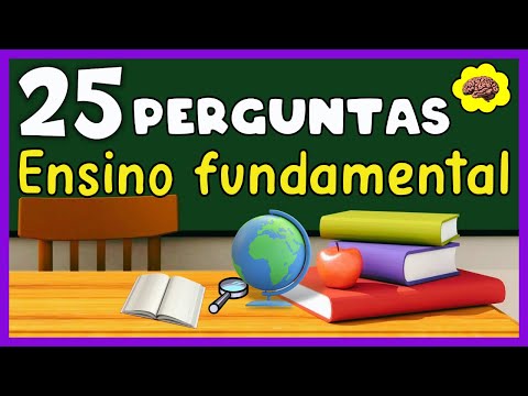 QUIZ CONHECIMENTOS GERAIS  25 PERGUNTAS DO ENSINO FUNDAMENTAL