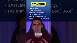 Metropol Kurumsal Hizmetler (#MCARD) #halkaarz oluyor!