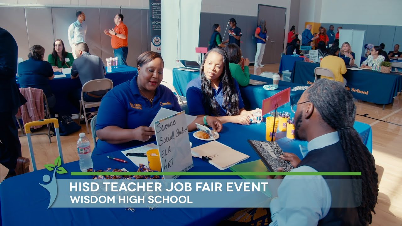 HISD Teacher Job Fair YouTube