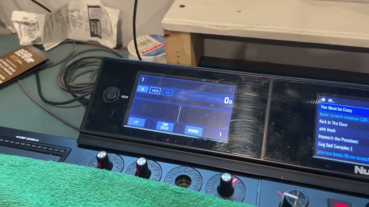 Numark VM03 MK2 (Menü for Display 1 Error