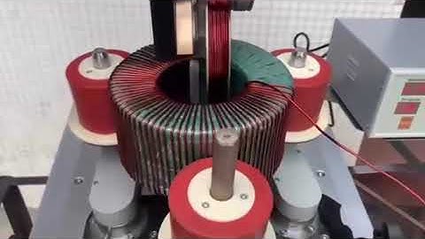 Gear type toroidal power transformer coil winding machine #toroidaltransformerwinding machine
