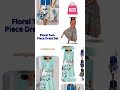 Floral Two-Piece Dress Set