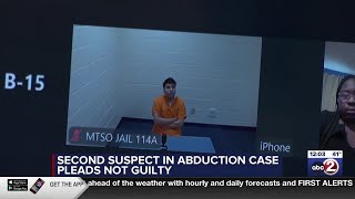Co-defendant also pleads not guilty to abduction charge
