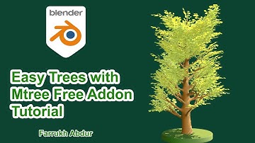 Easy Tree with Mtree Addon (Free) Tutorial | Blender 3.0