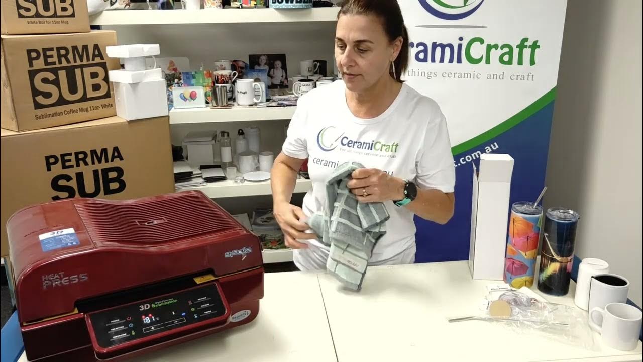 How to heat press a Sublimation Skinny Tumbler in a 3D Vacuum Press