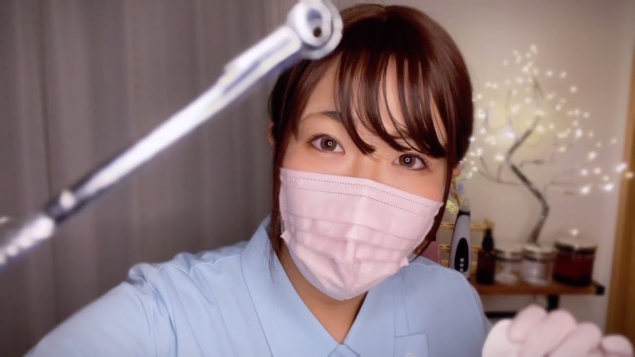 ASMR 美容皮膚科ロールプレイ / リラックスしてニキビ治療しましょう