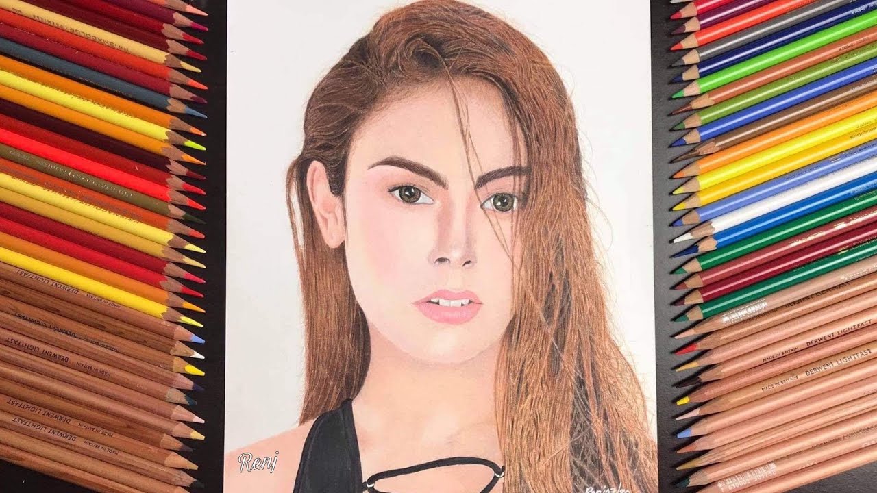 Drawing Ivana Alawi | Renj Art Studio - YouTube