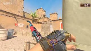 CS2 Dust2 4K with AK47 and Grenade by Str1ke