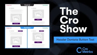 The Header Donate Button Test - The Cro Show #029