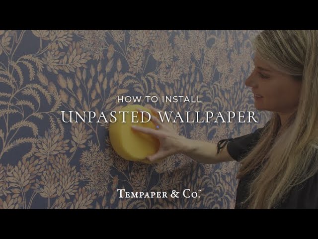 Putting up Wallpaper with Wallpaper Paste!