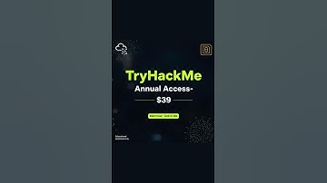 TryHackMe gives you hands-on labs, guided paths, and real CTF challenges to build skills. #tryhackme