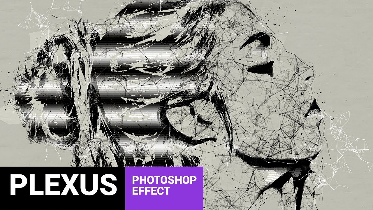 Skeletum Plexus Art  Photoshop  Action  Tutorial YouTube