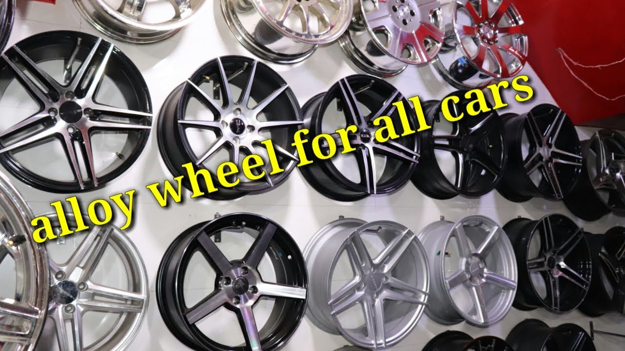 alloy weels for all car cheap price best quality latest alloy/karol bagh alloy weels market