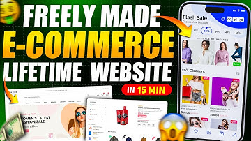 Make Lifetime Free E-Commerce Website In 15 minutes