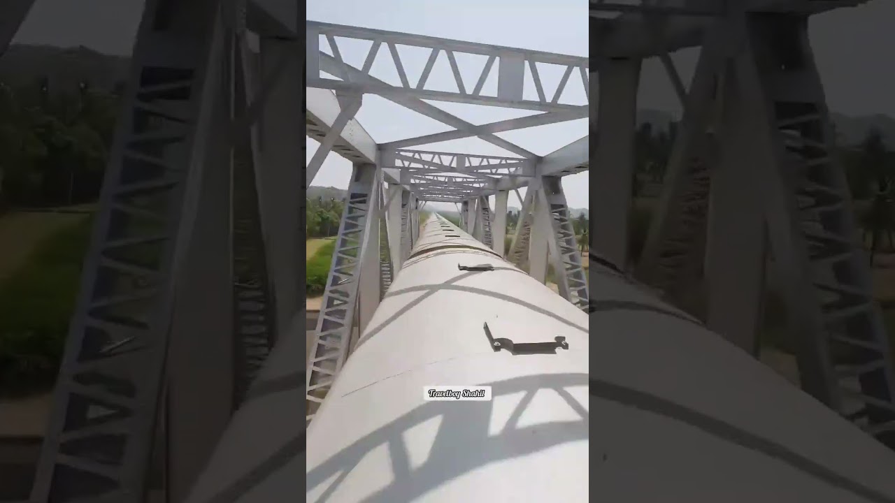 Flew drone under the train 🚂 Riskiest Drone shot ever 📸 