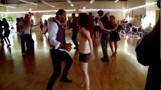 Erika Occhipinti Dancing with Cristian Oviedo at Elegant Rumba 4th Anniversary