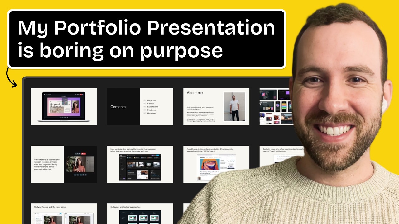 The Portfolio Presentation that got me hired as a Staff Product Designer