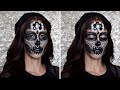 Rhinestone Skull Makeup Tutorial (HALLOWEEN) | Rutele