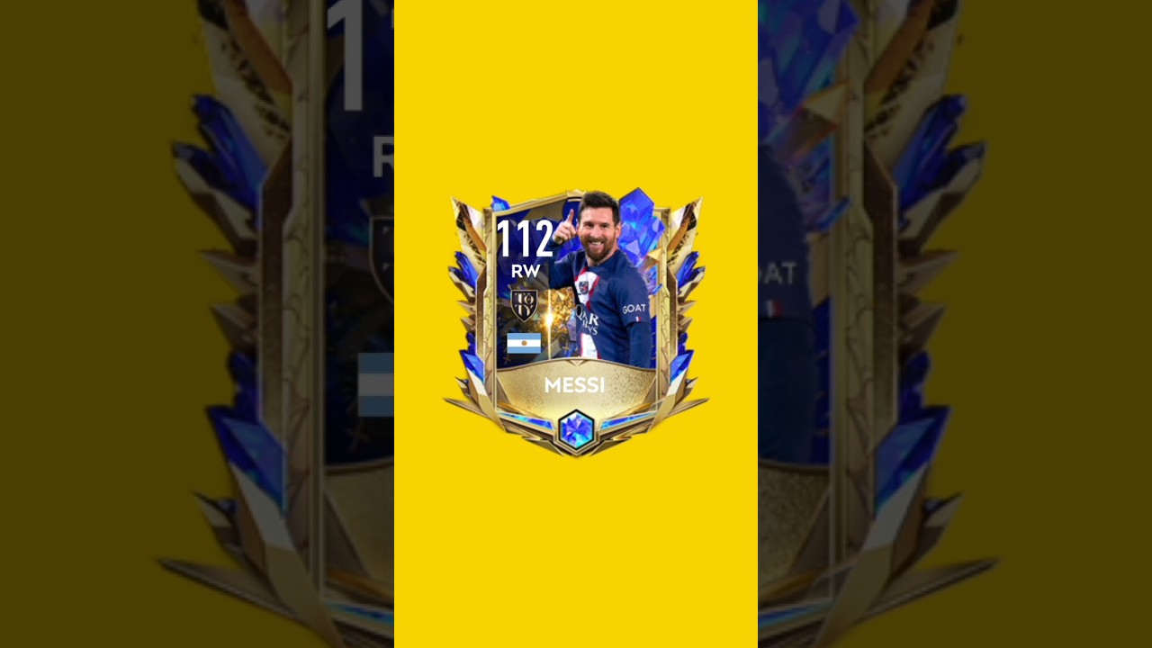 Lionel Messi card evolution in FIFA mobile | 