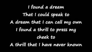 Celine Dion- At Last Lyrics