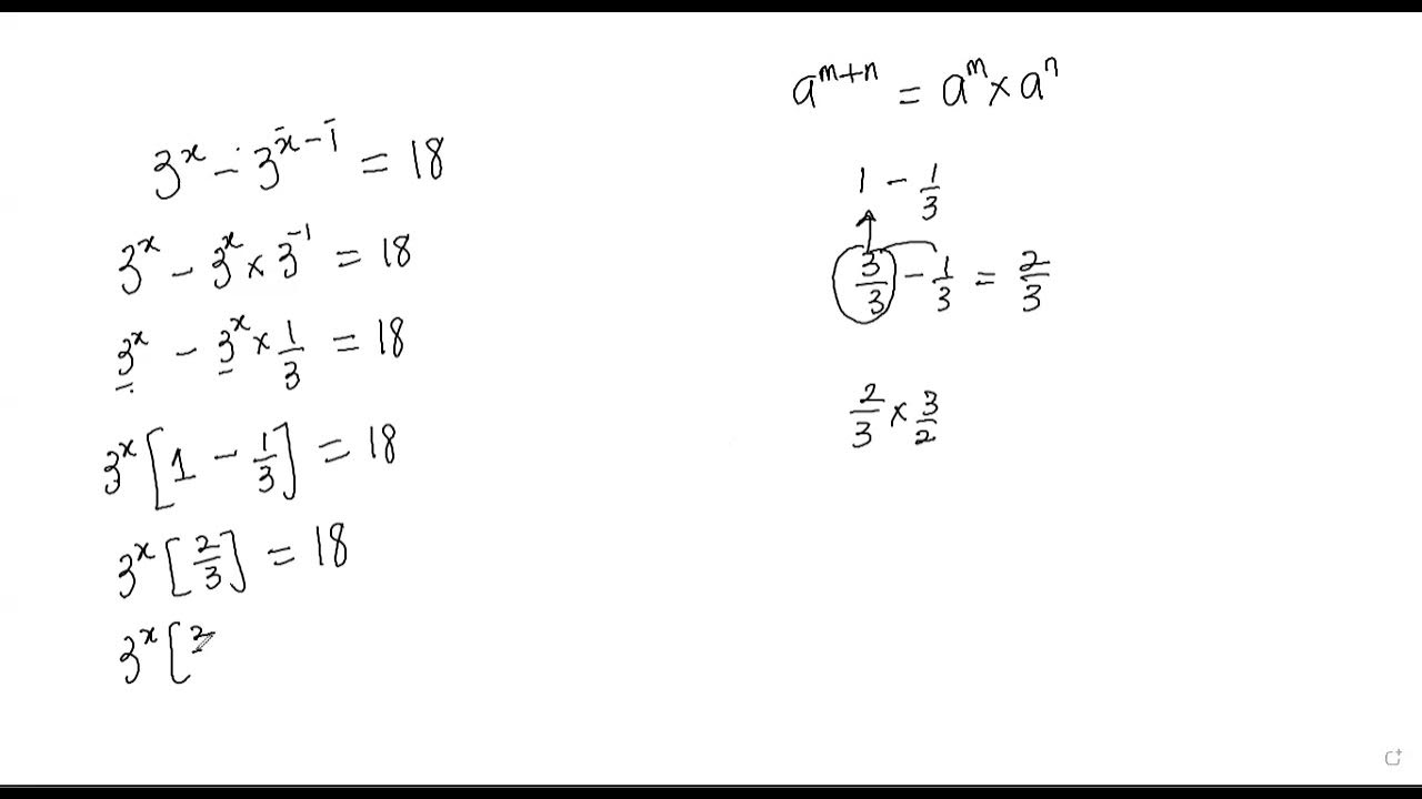 3-x-3-x-1-18-exponential-equation-youtube