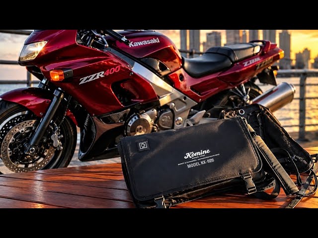 Kawasaki ZZR400👍️ライダーの休日【検証：新発売コミネ冷却ベストKK