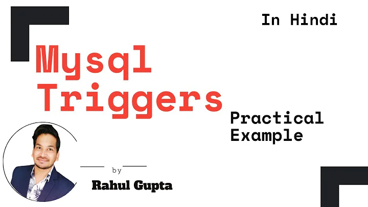 Mysql Triggers Tutorial | Mysql Trigger Before Insert