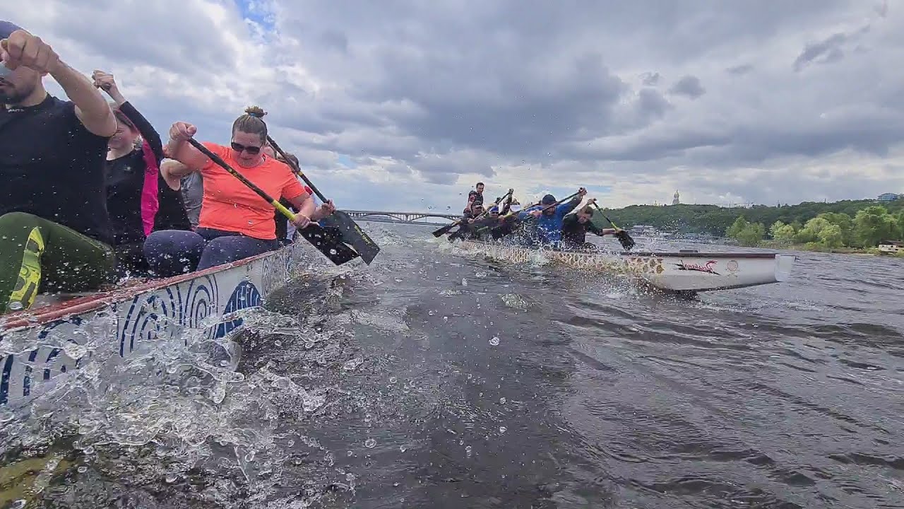 DRAGON BOAT Гидропарк Киев.