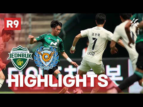 Jeonbuk Daegu Goals And Highlights