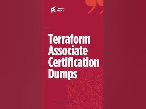 Find the Best Terraform Associate Certification Dumps Here YouTube