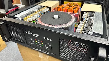 Cục Đẩy LXacoustic TD-2500 Trị Tất Cả Các Loại Sub Kép | Mạch Công Suất Class TD