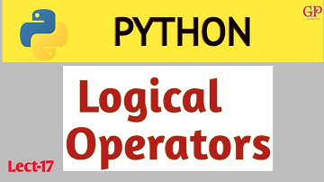 #17| Logical Operators in python| Python Tutorial|code and example