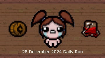 The Binding of Isaac Daily Run 28 December 2024 (Failed)
