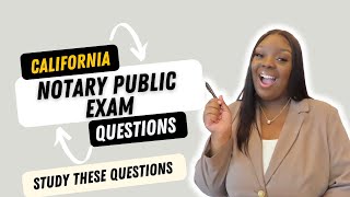 How I Passed The California Notary Exam On My First Try!