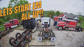 Eleven Semi Trucks! Let's Fire Them Up! by James Pretty 4,600 views 2 days ago 25 minutes