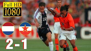 Netherlands 2-1 Yugoslavia World Cup 1998 | Full highlight - 1080p HD | Dennis Bergkamp - Davids