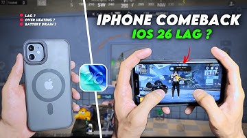Bgmi test on iOS 26 lag? 😱| iPhone 11 Bgmi test on iOS 26 beta 1 Update lag, heating, Battery drain?