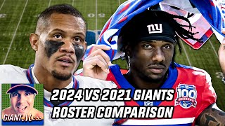 How 2024 New York Giants Compare To 2021 NYG Roster | Giant Mess