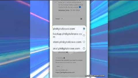 Install WordPress using a Mobile Phone