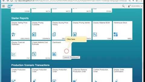 Dashboard by SAP Screen Personas design Fiori