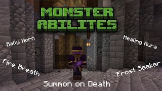 Custom Monster Command Block Abilities! (Minecraft Bedrock Tutorial)